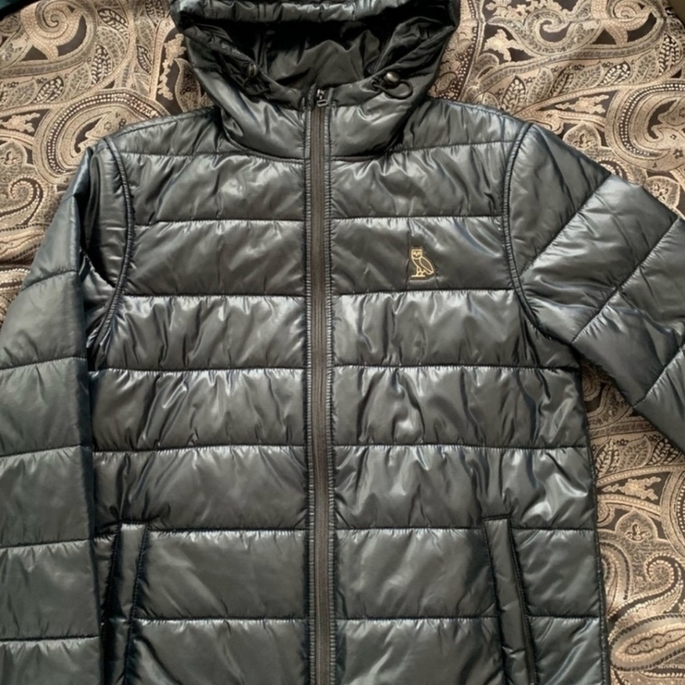 RARE OVO PUFFER WITH HOOD WORE 1 TIME